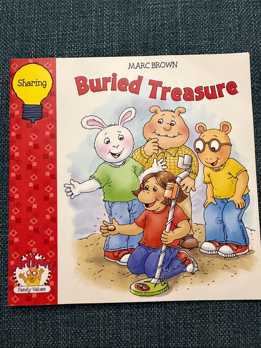 Buried Treasure Kids Book - White & Red Cover